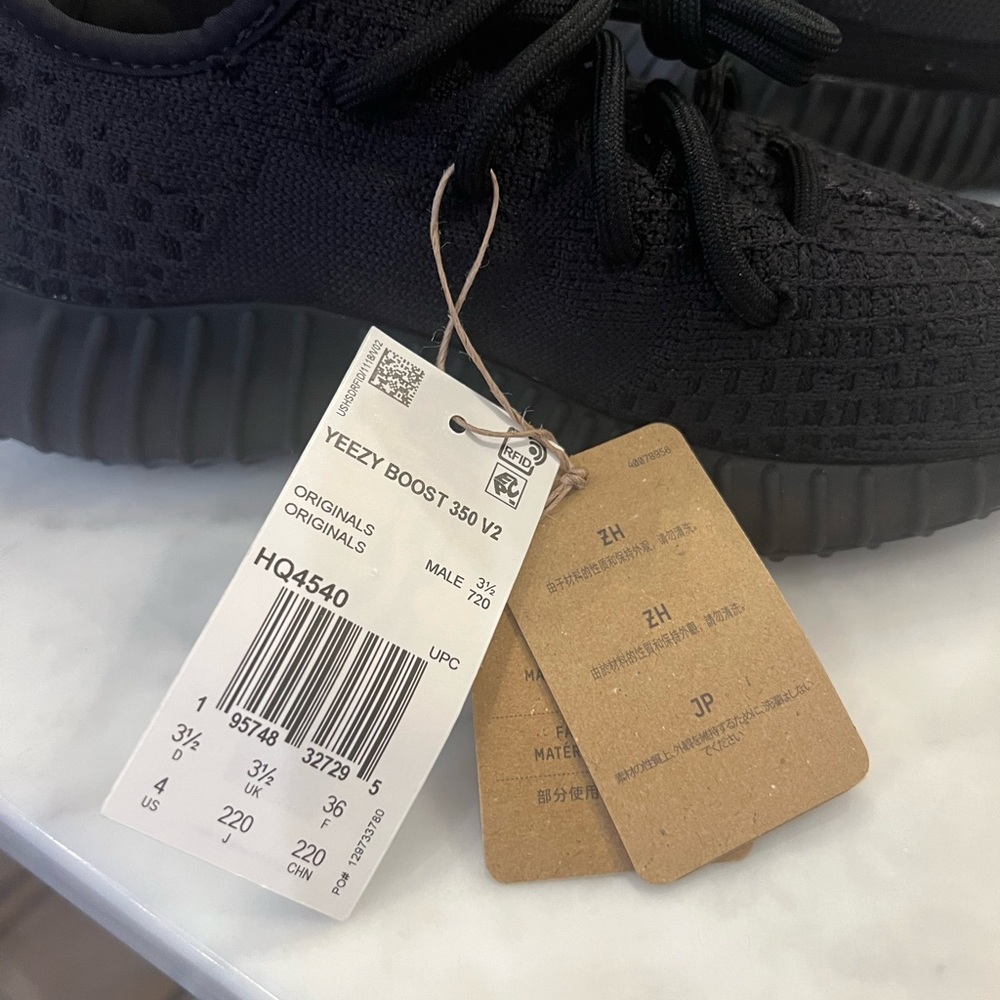 Yeezy 350. Color black